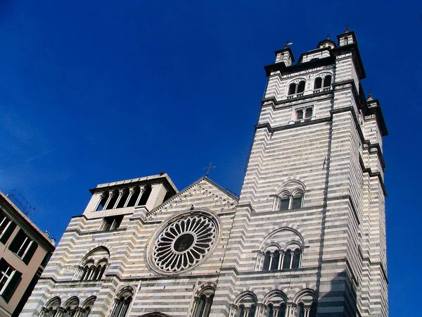 Catedral Lorenzo Genoa — Fotografia de Stock