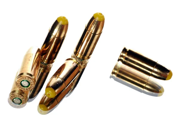 Bullets Isolated White — Stock Photo, Image