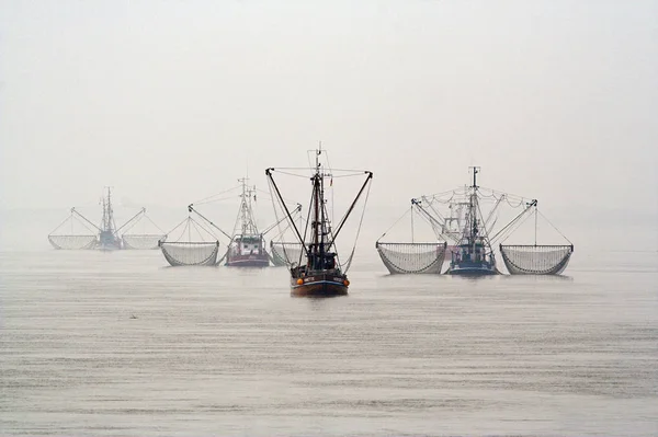 Рибальський Човен Морі — стокове фото
