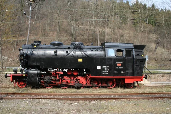 Dampflokomotive Tierbaureihe Die 6676 Genannt — Stockfoto