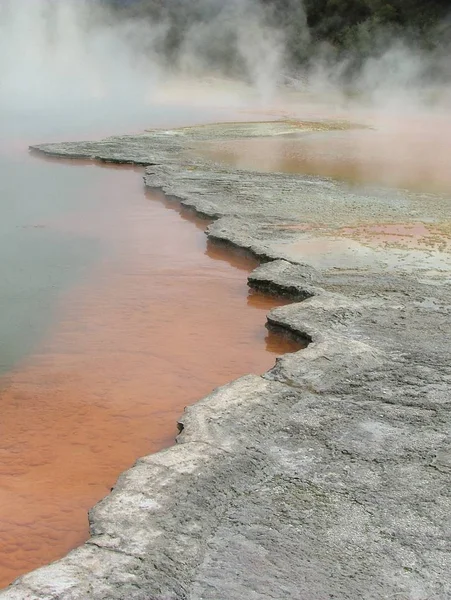 Geyser Parque Nacional Yellowstone Wyoming Eua — Fotografia de Stock