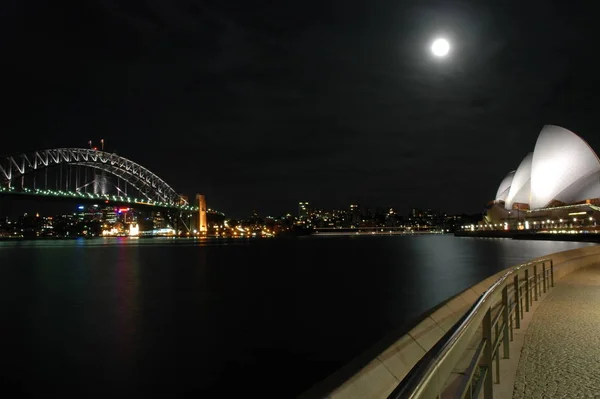 Sydney Opera House Puerto Puente — Foto de Stock