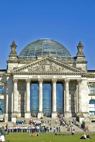 Reichstag Edificio Histórico Berlín Alemania — Foto de Stock