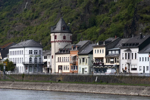 Rhen Största Europeiska Floderna Som Har Sina Källor Schweiz — Stockfoto