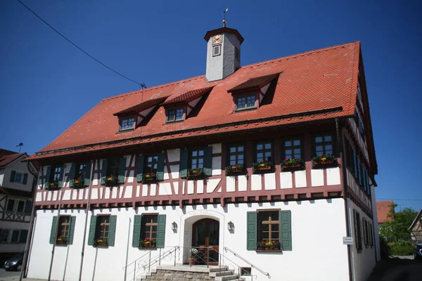 Town Hall Laichingen — Stock Photo, Image