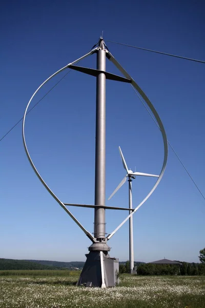 Energia Wiatrowa Energia Elektryczna — Zdjęcie stockowe
