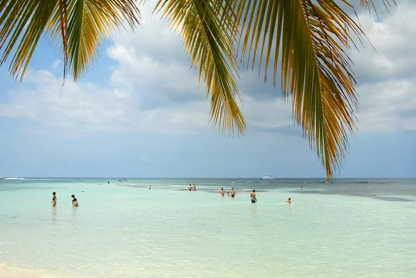 Bela Paisagem Tropical Praia — Fotografia de Stock