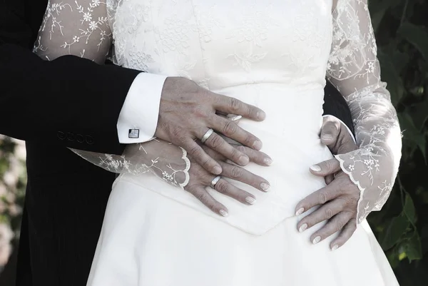Noiva Noivo Conceito Casamento — Fotografia de Stock
