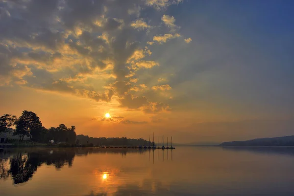 Beautiful Lake Summer Time — Stock Photo, Image