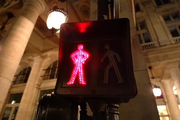 Pedestrian Traffic Light Red — Stock Photo, Image