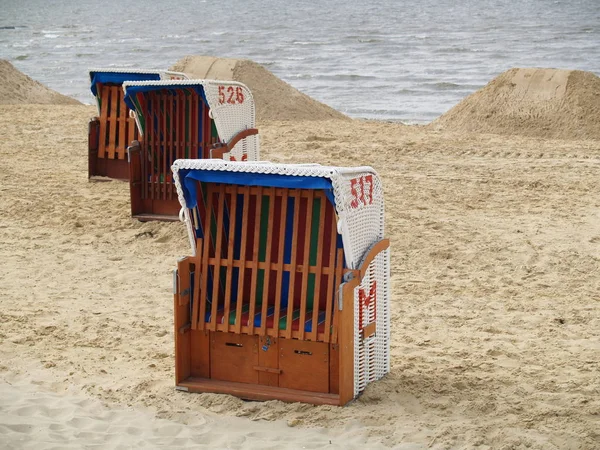 Мебель Пляжные Стулья Морской Курорт — стоковое фото