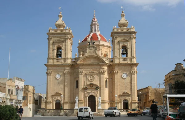 Vista Panoramica Della Vecchia Chiesa — Foto Stock