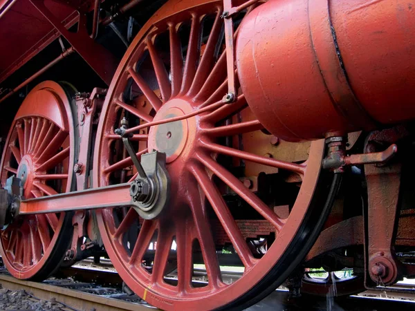 Locomotiva Vapor Estrada Ferro — Fotografia de Stock