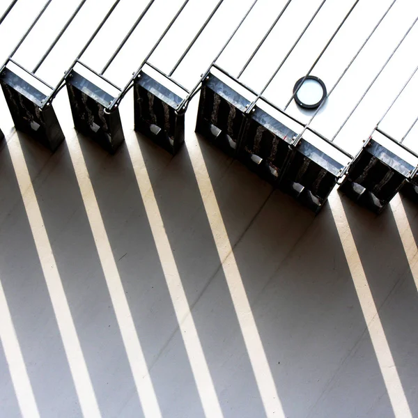 Piano Keys Roof — Stock Photo, Image