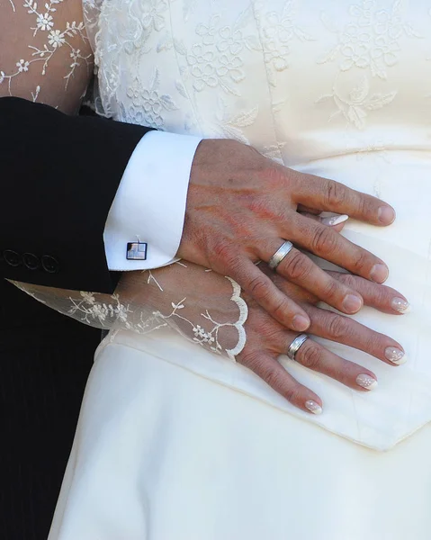 Νύφη Και Γαμπρός Έννοια Του Γάμου — Φωτογραφία Αρχείου