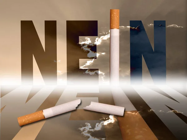 Sigara Tipik Bir Tütün Malzemesidir — Stok fotoğraf