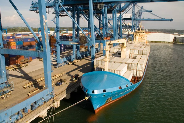 Vrachtschip Scheepvaart Water — Stockfoto