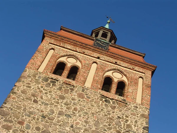 Vista Panoramica Della Vecchia Chiesa — Foto Stock