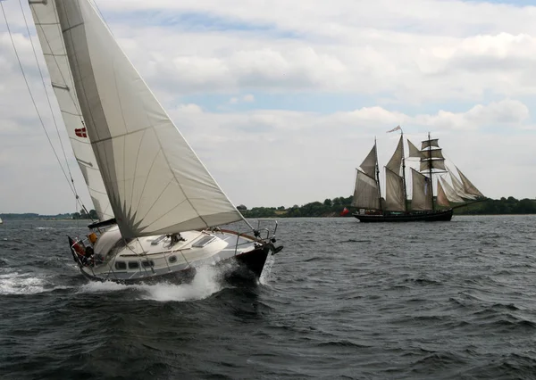 Sailing Boat Sea — Stock Photo, Image