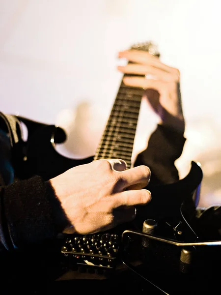 Guitarra Instrumento Musical Cordas — Fotografia de Stock