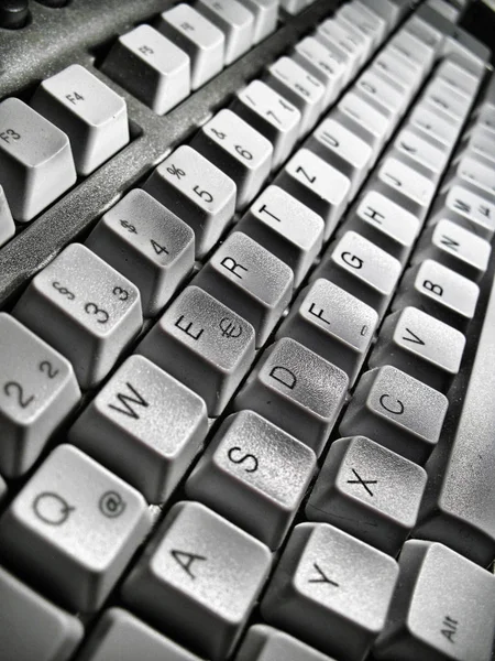 Кнопки Клавіатури Комп Ютера Електронний Пристрій — стокове фото