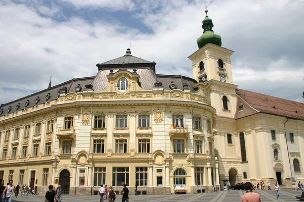 Szenischer Blick Auf Die Christliche Kirchenarchitektur — Stockfoto