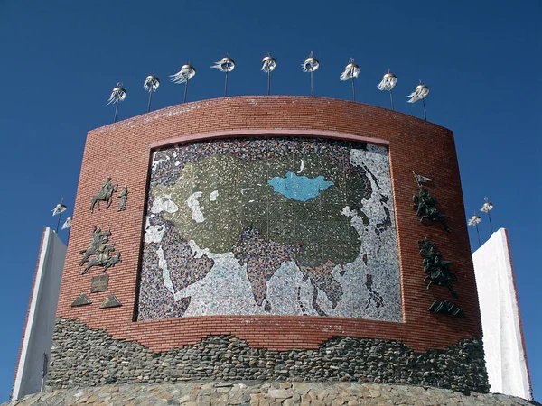 Genghis Khan Monument Karakorum Ancient Capital Mongol Empire Here Largest — Stock Photo, Image