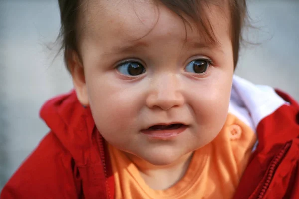Πορτρέτο Του Χαριτωμένο Μωρό — Φωτογραφία Αρχείου