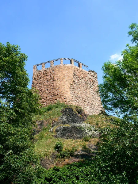Burg Giebichenstein Castle Halle Saale Saxony Anhalt Lies Close River — Foto Stock