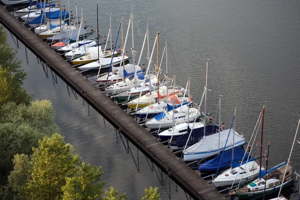 Malerischer Blick Auf Den Schönen Hafen — Stockfoto