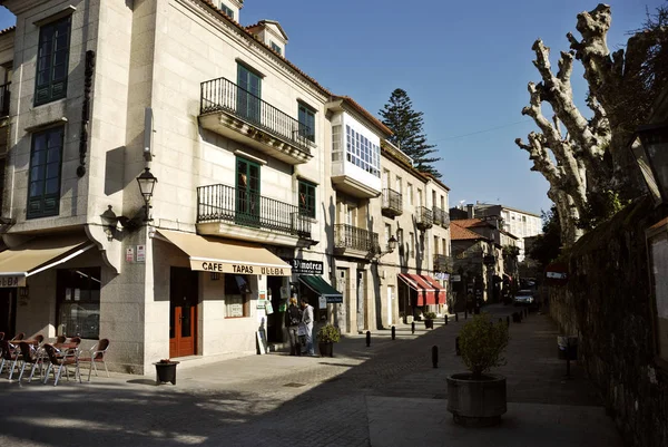 Calle Típica Lugar Ciudad Galicia —  Fotos de Stock