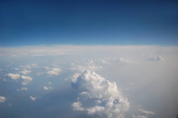 Wolken Vom Flugzeug Aus Gesehen — Stockfoto