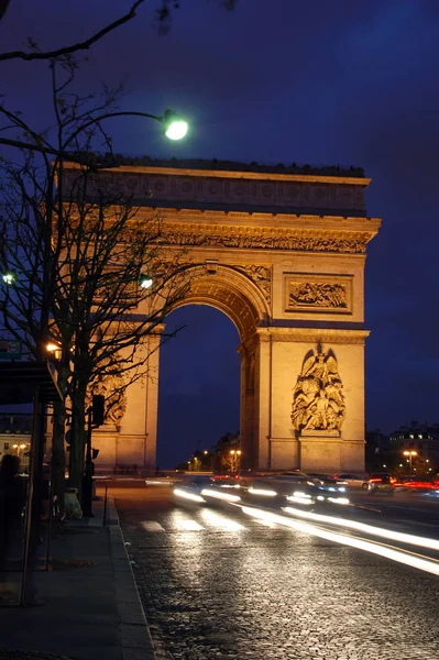 Puente Arco Por Noche — Foto de Stock