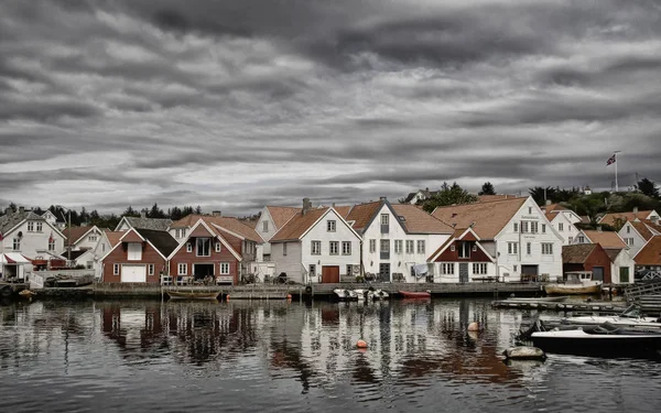 Pohled Podzim Norsku — Stock fotografie