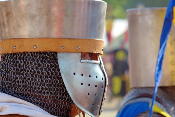 Vieux Chevalier Dans Armure — Photo