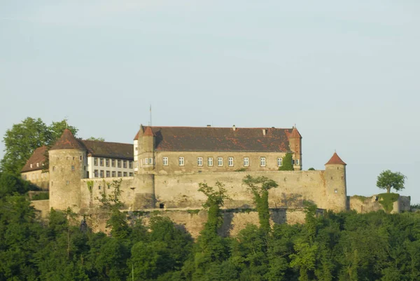 Schloss Stettenfels Reise Und Architekturkonzept — Stockfoto