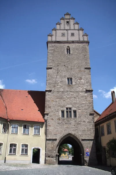 Rothenburger Tor Dinkelsbuhl Ben — Stock Fotó