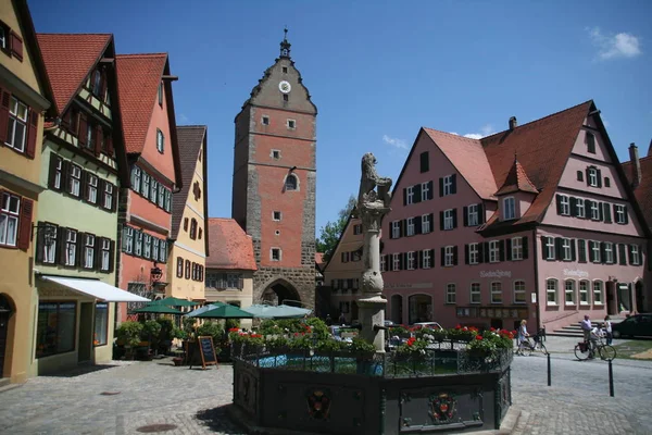 Scenic View Beautiful Medieval Architecture — Stock Photo, Image