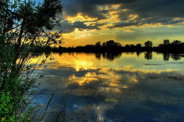 Beautiful Lake Summer Time — Stock Photo, Image