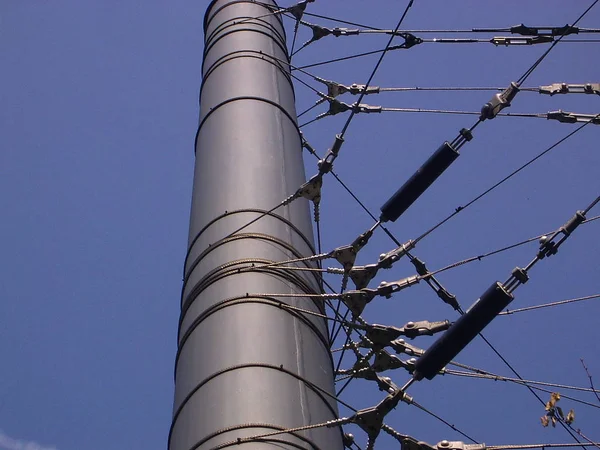 Elektrická Energie Kopírovací Prostor — Stock fotografie