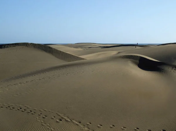 Dunes Maspalomas Gran Canaria More Long Cover Area U200B U200B250 — Stock Photo, Image