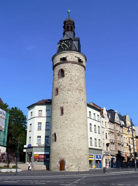 Der Leipziger Turm Ist Ein Freistehender Wartturm Der Zur Stadtbefestigung — Stockfoto