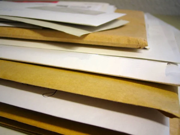 Φάκελος Αλληλογραφίας Ταχυδρομείο — Φωτογραφία Αρχείου