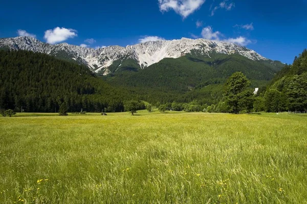 Vista Sobre Belas Montanhas Dos Alpes — Fotografia de Stock