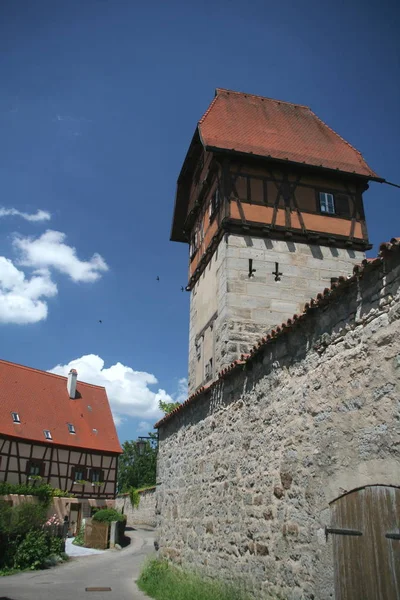 Vista Panorâmica Bela Arquitetura Medieval — Fotografia de Stock