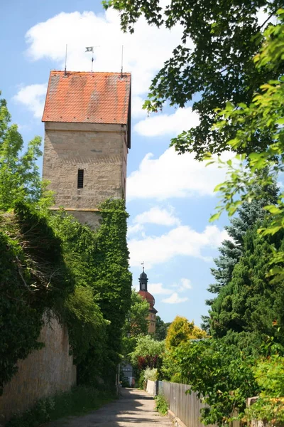 Malowniczy Widok Majestatyczną Średniowieczną Architekturę — Zdjęcie stockowe