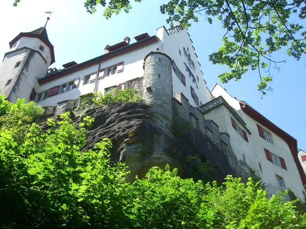 Ленцбургський Замок Концепція Подорожей Архітектури — стокове фото