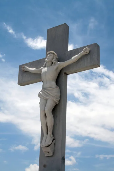 Scenic View Christian Crucifix — Stock Photo, Image