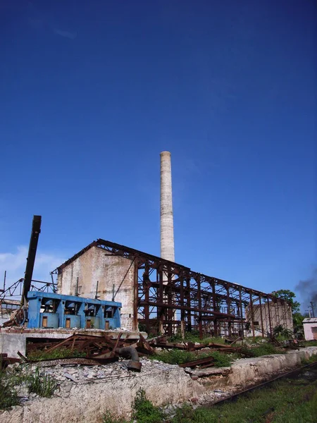 Edifício Fabril Abandonado Zona Exclusão Cidade Chernobil — Fotografia de Stock