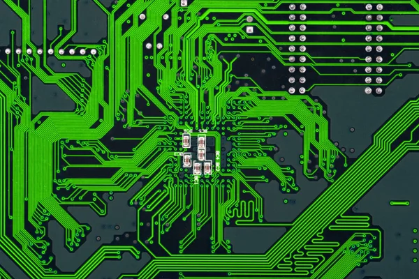 Computermicroschakelingen Elektronische Achtergrond — Stockfoto